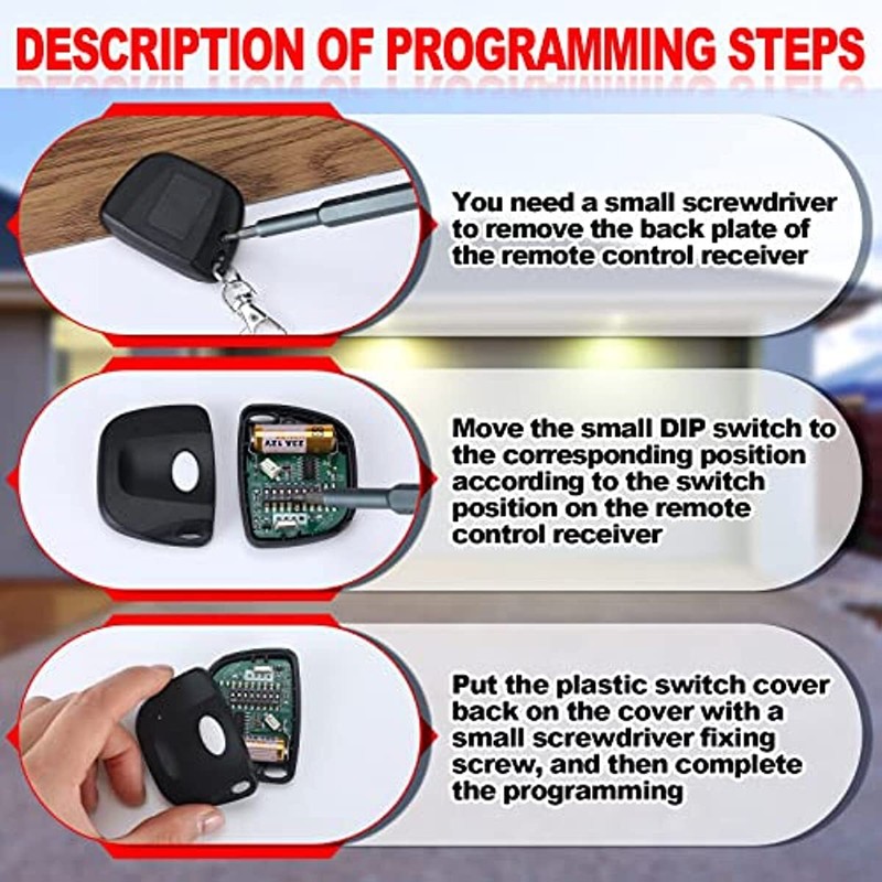 For Linear Garage Door Transmitter 8 Dip Switch 310MHZ DT DTA DTD DTC DNT00002A gallery