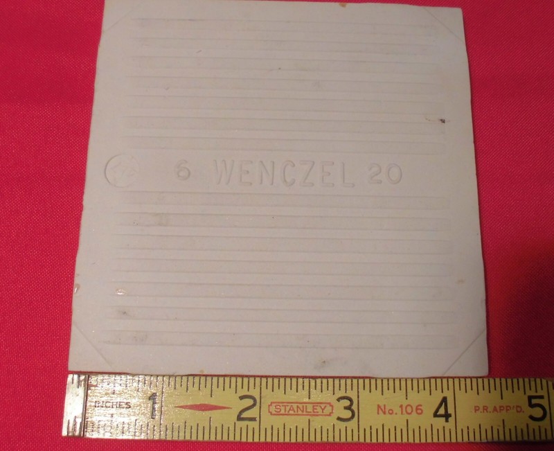 1 pc. Light Brown: 4-5/16" Glossy Ceramic Tile by Wenczel Tile Co. New Old Stock gallery