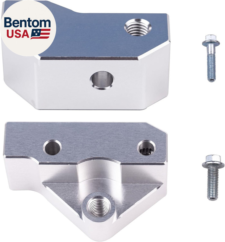 Knock Sensor Relocation Bracket Kit Fit for 1997-2007 GM Gen III LS V8 Engines L