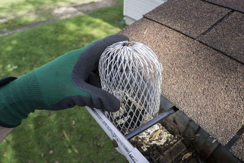 3-Inch Aluminum Gutter Filter Strainers - Effortless Installation, 4-Pack gallery