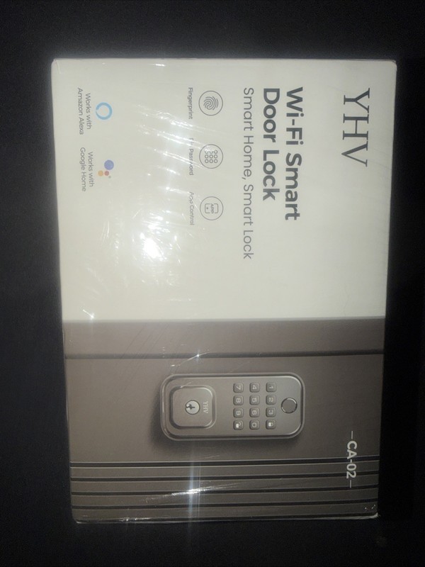 YHV Smart Door Lock with Camera Keyless Entry Fingerprint WiFi App Control NEW