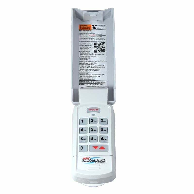 Genie Universal Wireless Entry Keypad GUK-BX 41249R Garage Openers Remote Access
