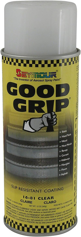 Seymour 16-081 Good Grip Slip Resistant Coating Spray, Clear