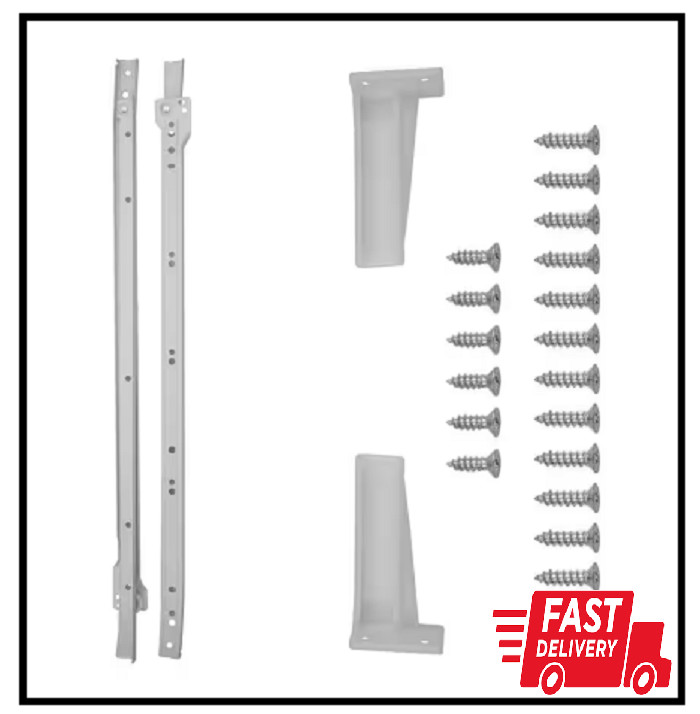 22 In. Bottom Mount Euro Drawer Slide (1-Pack) gallery