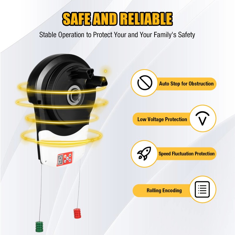 W Remote Control Motor100W Automatic Garage Roll Up Roller Door Opener Motor gallery