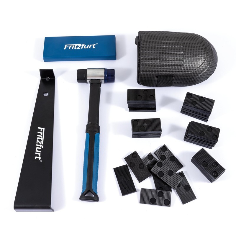 65-Piece All-in-One Flooring Installation Tool Kit for Laminate, Vinyl & Hard…