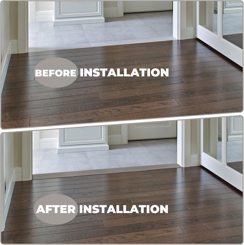 Door Threshold Ramp Floor Transition Strip 72 inch, 1/2'' ~ 3/5'' Thresholds Ram gallery