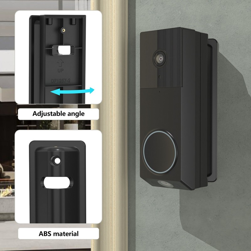 0-45°Stepless Adjustment Doorbell Stable Base For Wyze Duo Cam Battery Doorbell gallery