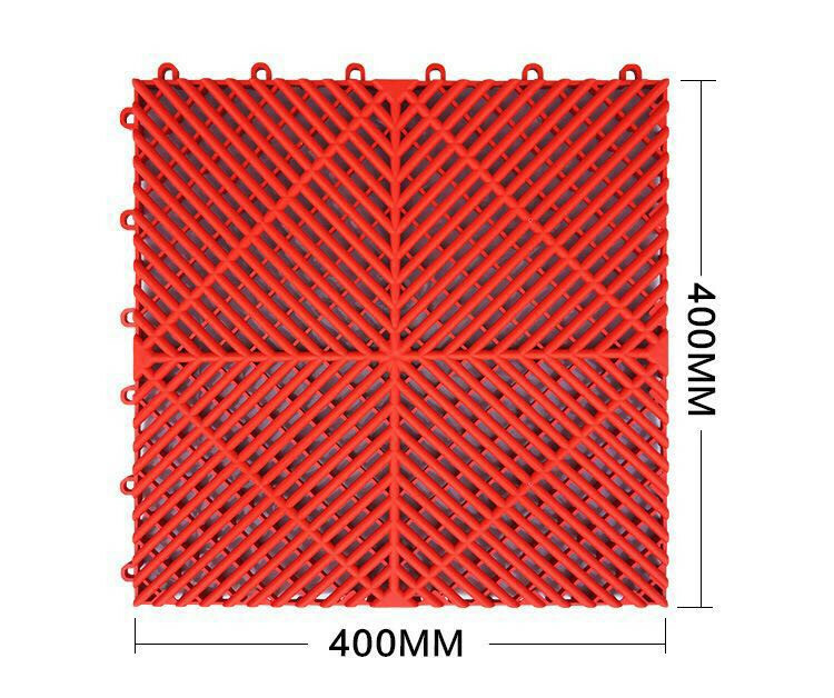 Interlocking Vented Nitro Garage Floor Tiles 16"x16" | 30 Pack gallery