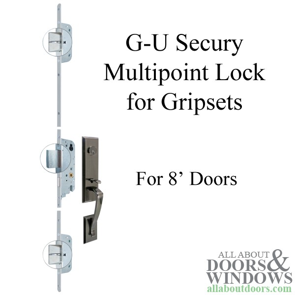 Secury Automatic Multipoint Lock 8′ Doors Gripset 60mm SS
