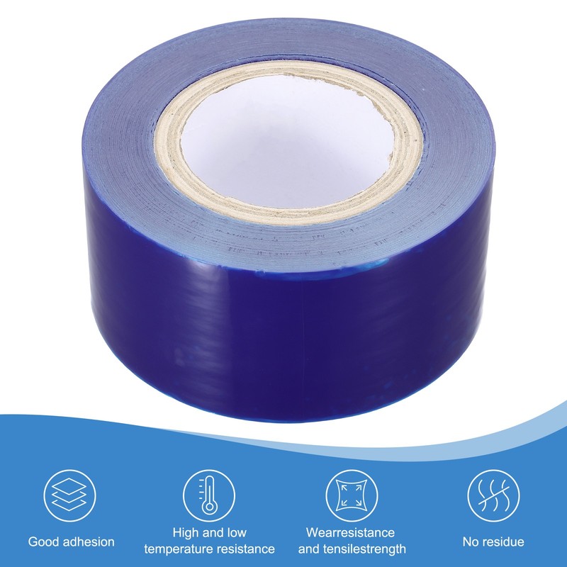 2.8 in x 656 ft Removable Scratch Protective Film Tape Low Stickiness, Blue gallery