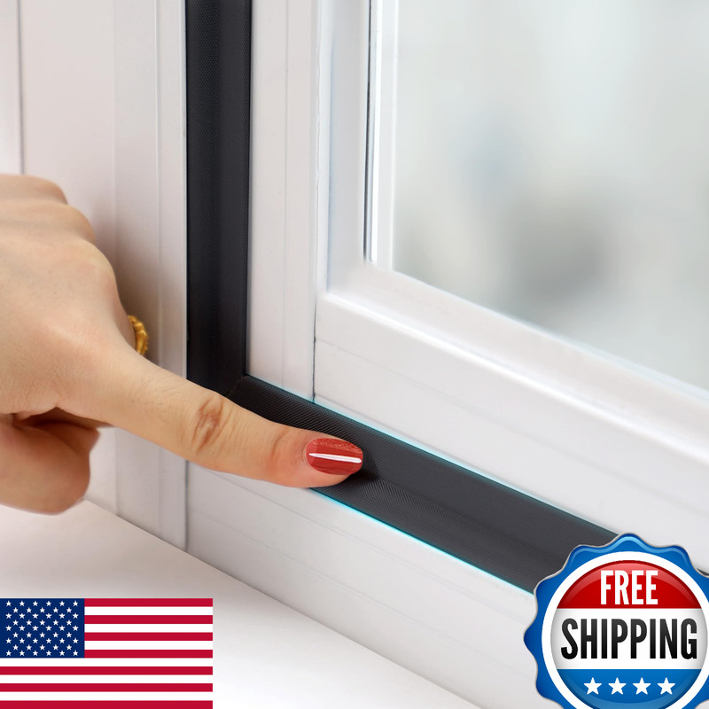MOPMS 13ft Draft Stopper Weatherproof Door Window Seal Self-Adhesive Sound Insul