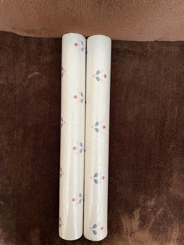 Vintage Teflon Wallpaper Solid Vinyl Pre Pasted Rolls 33’ by 20.5” Two Rolls gallery