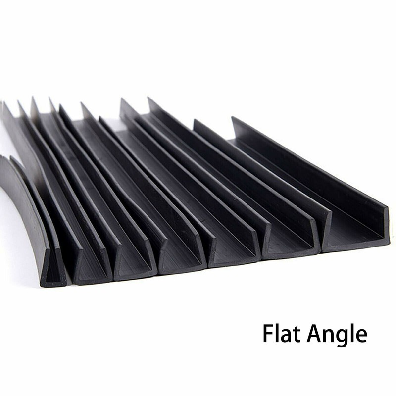 1mm~12mm Edge Protection Frame Profile Rubber Edging Trim Seal U-profile Slot gallery