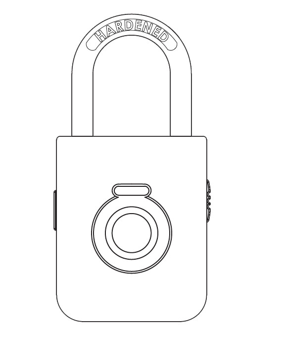 Smart Dual Function Rechargeable Combination & Fingerprint Padlock gallery
