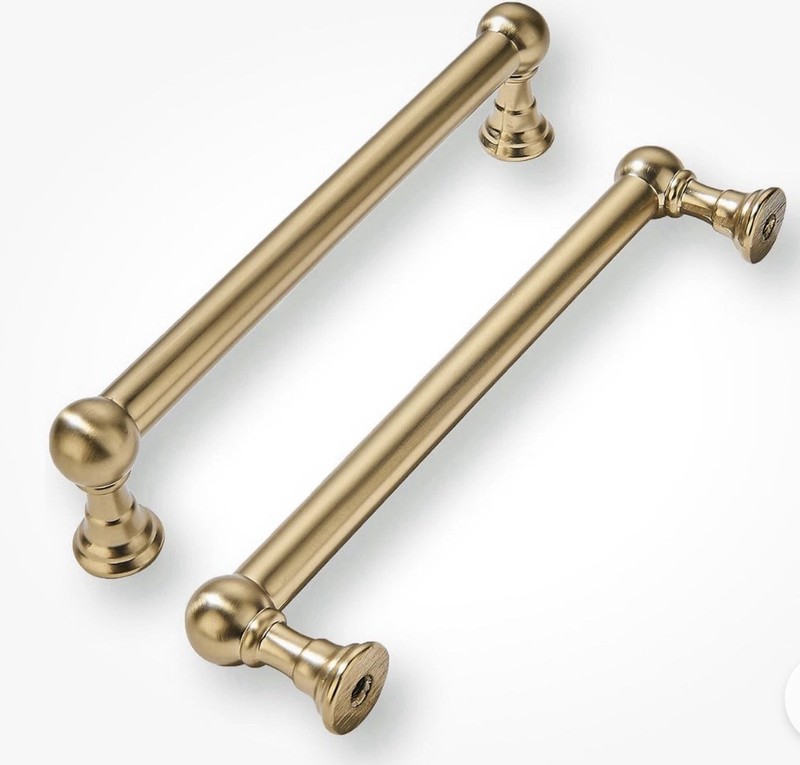 khtumeware 10 Pack 3 Inch Hole Center Champagne Bronze Cabinet Pulls Heavy