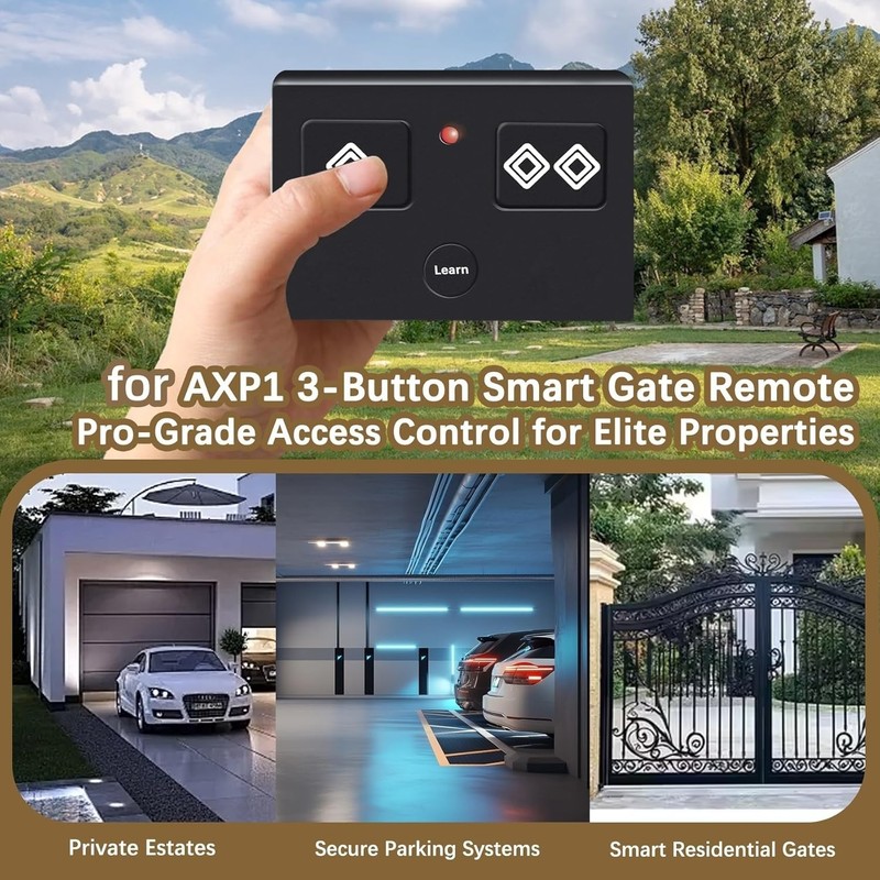 Reliable 3-Button Remote for Ghost Openers - Compatible with DD2U/DS1U (2-Pack) gallery