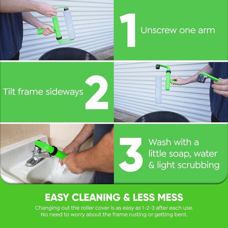 9-Inch Paint Roller Kit - Lightweight, Durable, Ergonomic and Versatile! gallery