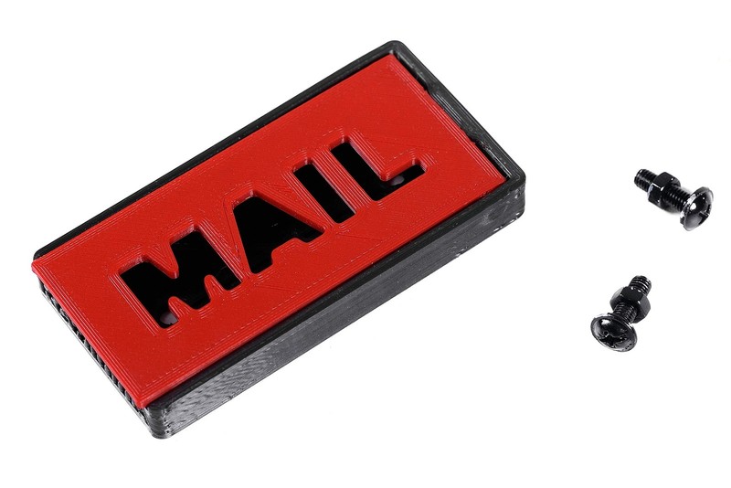 Mailbox Flag Front Mount Replacement 4 x 2 x 0,4 Inch For Brick Stone Mailbox gallery