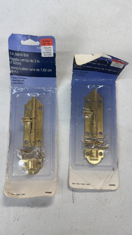 3 in Barrel Bolt