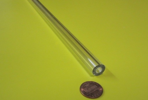 Polycarbonate Round Clear Tube / Tubing .500″ x .250″ (1/2″ x 1/4″)-2105L