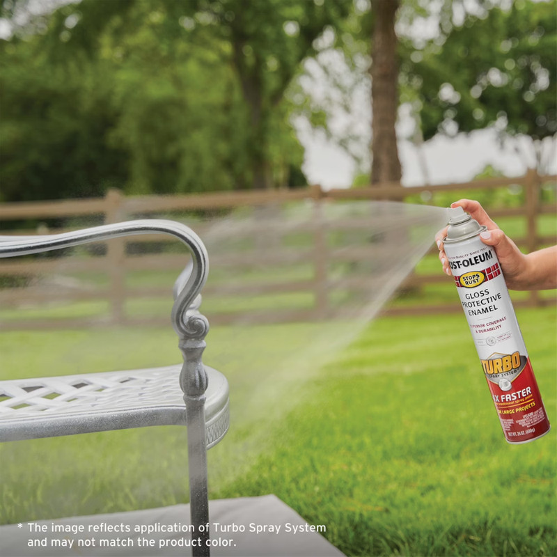 (3 Pack) Rust-Oleum Stops Rust Flat Black Turbo Spray Paint 24 oz Enamel 376298 gallery