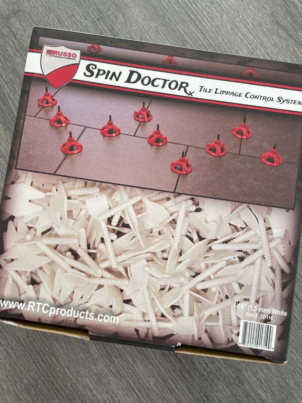 Spin Doctor Tile 1/16″ White Spacer Post 250 Pc