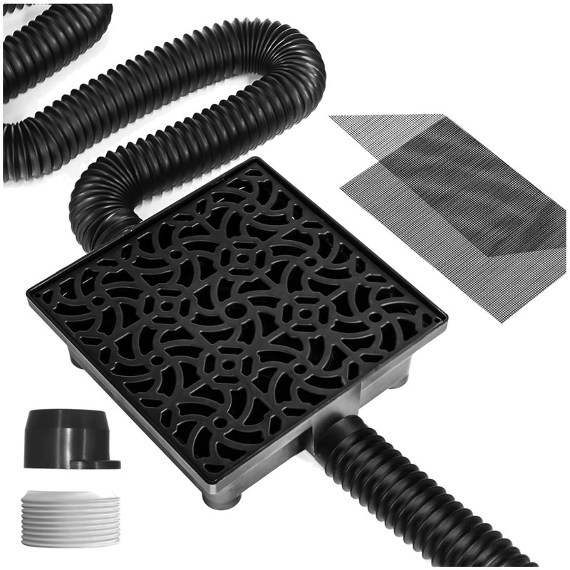 Catch Basin & 2 Flexible Pipes Kit