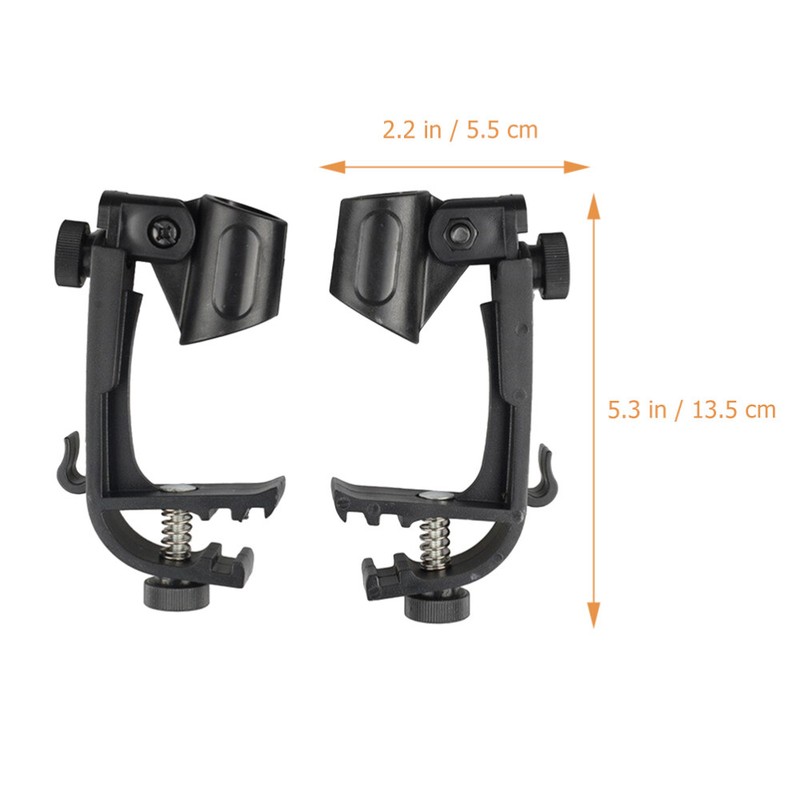2pcs Microphone Clips accessories Microphone Mic Clip Holder gallery