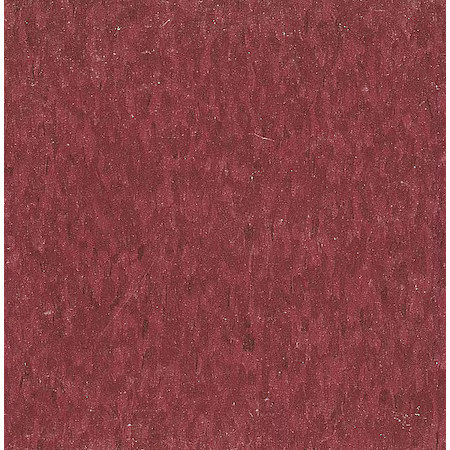 Armstrong 51814031 Vinyl Floor Tiles, 12"W, Pomegranate Red
