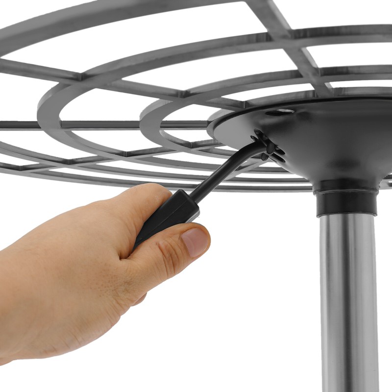 360° Rotating Spray Paint Rack Stainless Steel Adjustable Height 80kg gallery