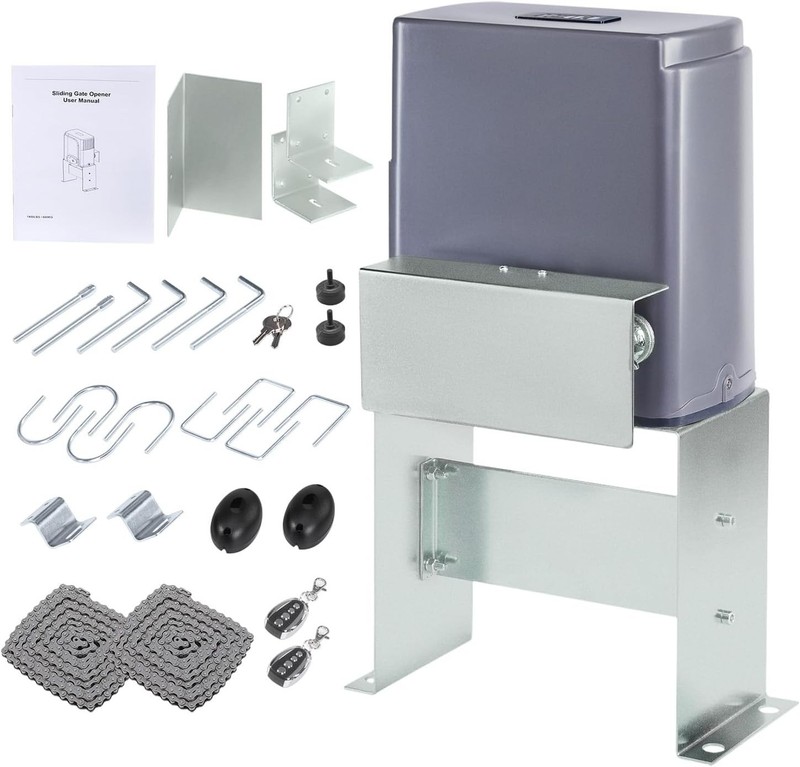 Automatic Gate Opener with Safety Sensors - 1400lbs Capacity, 280W Motor gallery