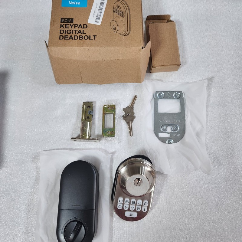 Veise Keyless entry door lock, electronic keypad deadbolt