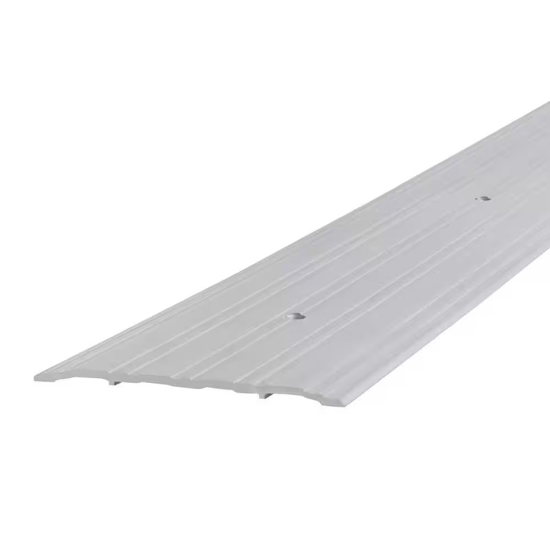 6 In. X 1/4 In. X 36 In. Silver Aluminum Commercial Flat-profile Threshold |