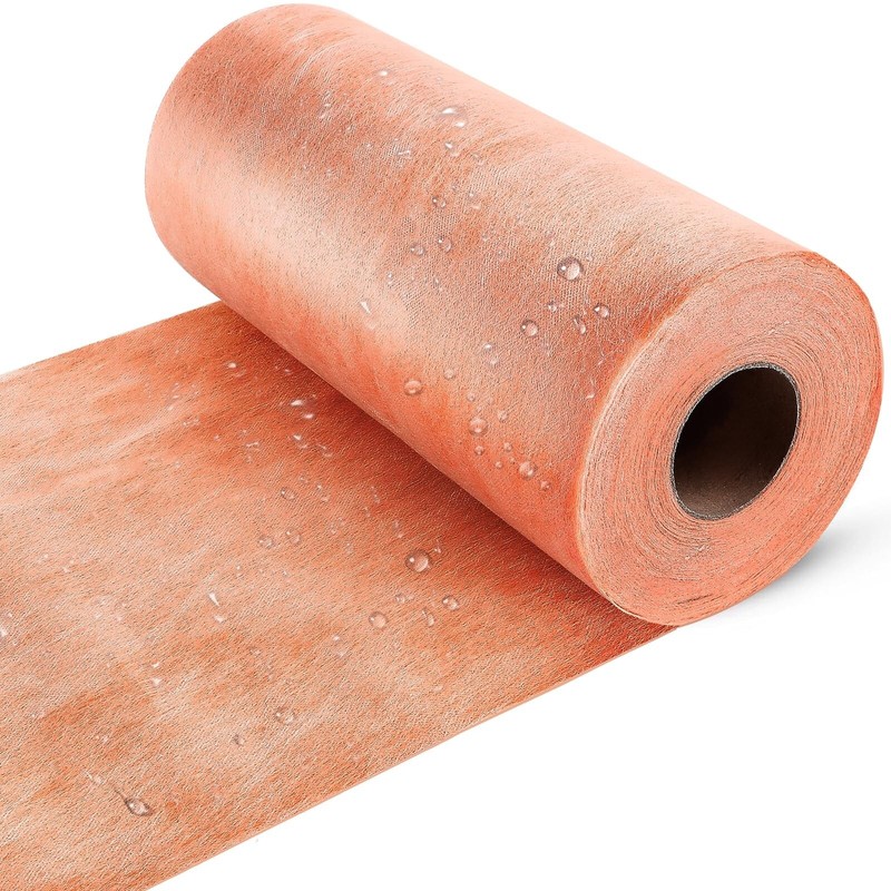 MAXWAVE 17 Inch x 150 Ft Waterproof Underlayment Uncoupling Membrane PE Fabri...