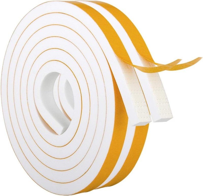 for Doors/Windows Weather Stripping High Density Foam Sealing Strip 26Ft
