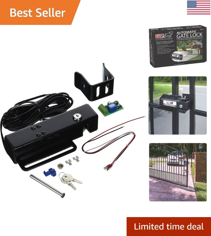 Secure Automatic Gate Lock – Easy DIY Installation & 12-Month Warranty