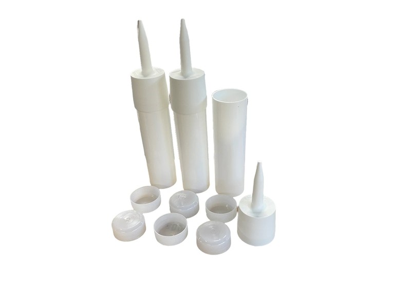 Reusable Empty Caulk Tube – REFILLABLE CAULKING Cartridge – 7 oz. – 3 Pack