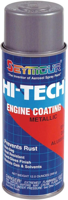 EN-71 Hi-Tech Engine Spray Paint, Dull Aluminum 12 Ounce (Pack of 1)