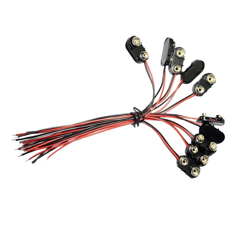 10PCS For Science Projects 9V Battery I-Type Clip Connector Hard Shell Accessory gallery