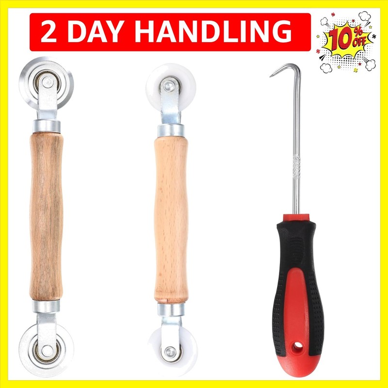 Screen Repair Tool Set, 3 Pcs Window Screen Rolling Tool, Metal/Nylon Window …