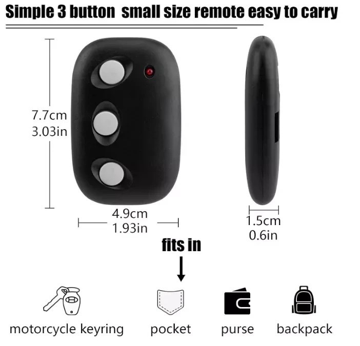 2pcs Remote Controls for Linear LD033 LD050 LS050 LDCO800 MCT-3 MCT-11,318MHZ gallery