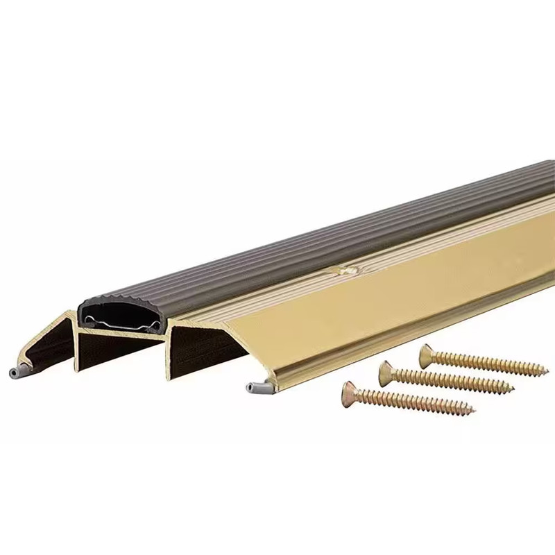 Deluxe High 3-3/4 In. X 72 In. Aluminum Threshold with Vinyl Seal