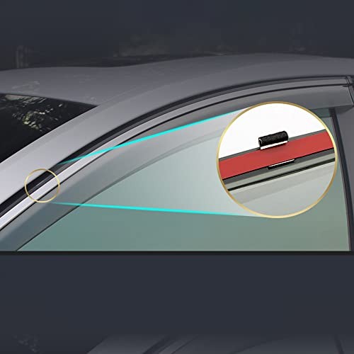 4pcs JDM Vent Window Visors Compatible with Rogue Sport 2017-2022 Only,Outside gallery