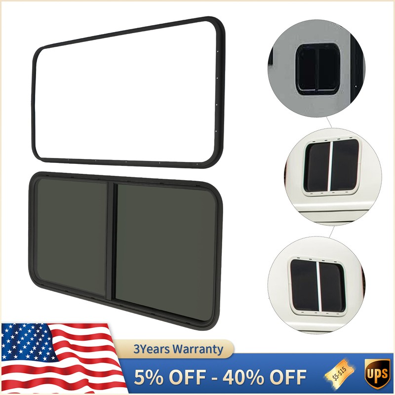 RV Window Horizontal Sliding Windows Multiple Wall Thicknesses Waterproof gallery