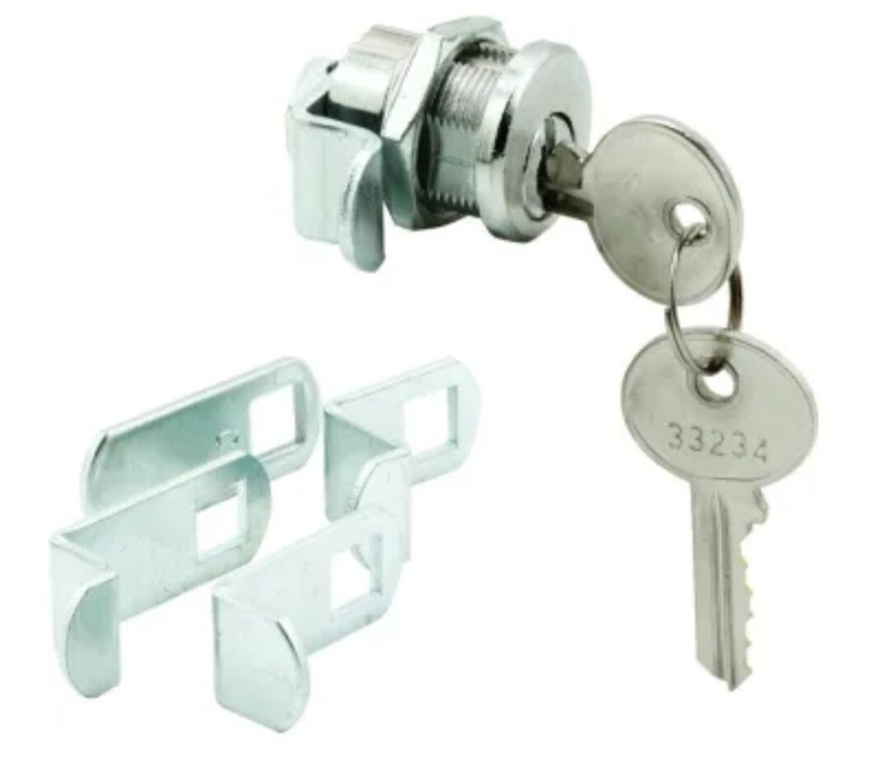 S4945 Mailbox Lock 5-Cam 5-Pin Threaded 13/16" Cylinder Fits Miami Carey Qty-1 