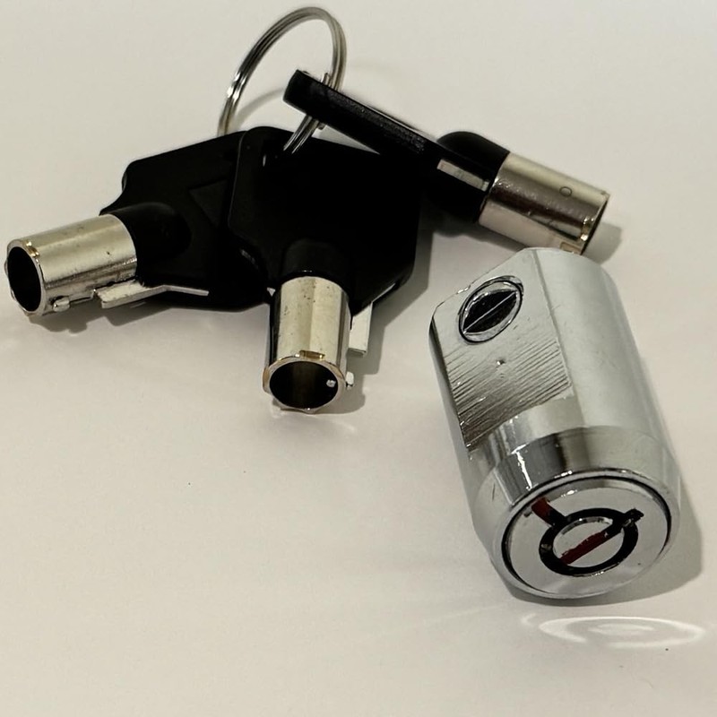 RiKey Security - 2X Storage Cylinder Locks KEYED Alike with 3 Tubular Keys fo... gallery