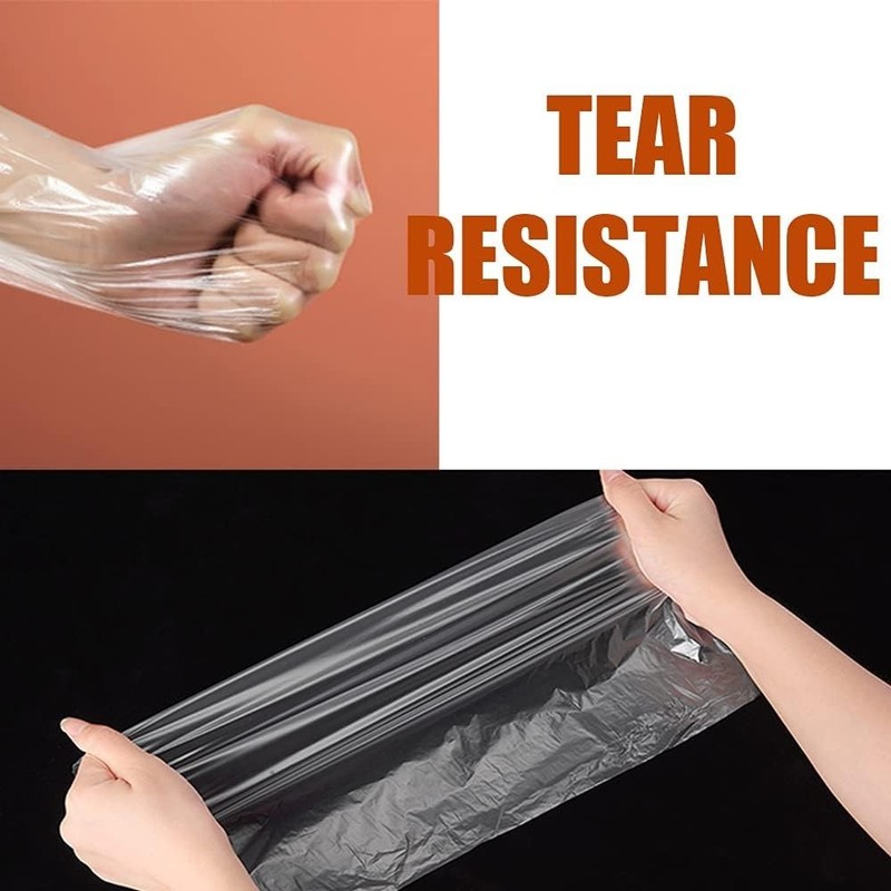 10-Pack Waterproof Plastic Drop Sheets - 9x12 Feet for Complete Coverage gallery