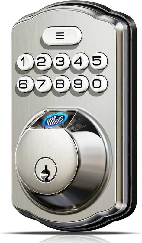 Smart Biometric Deadbolt Lock, Easy Install gallery