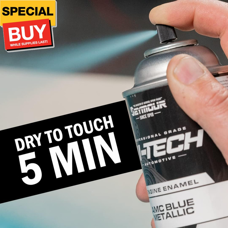 EN-71 Hi-Tech Engine Spray Paint, Dull Aluminum 12 Ounce (Pack of 1) gallery